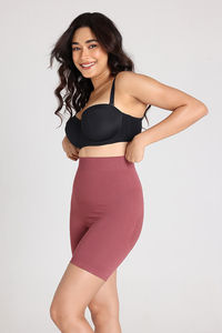Zivame All Day Seamless Highwaist Thigh Shaper - Wild Ginger — thumbnail 3